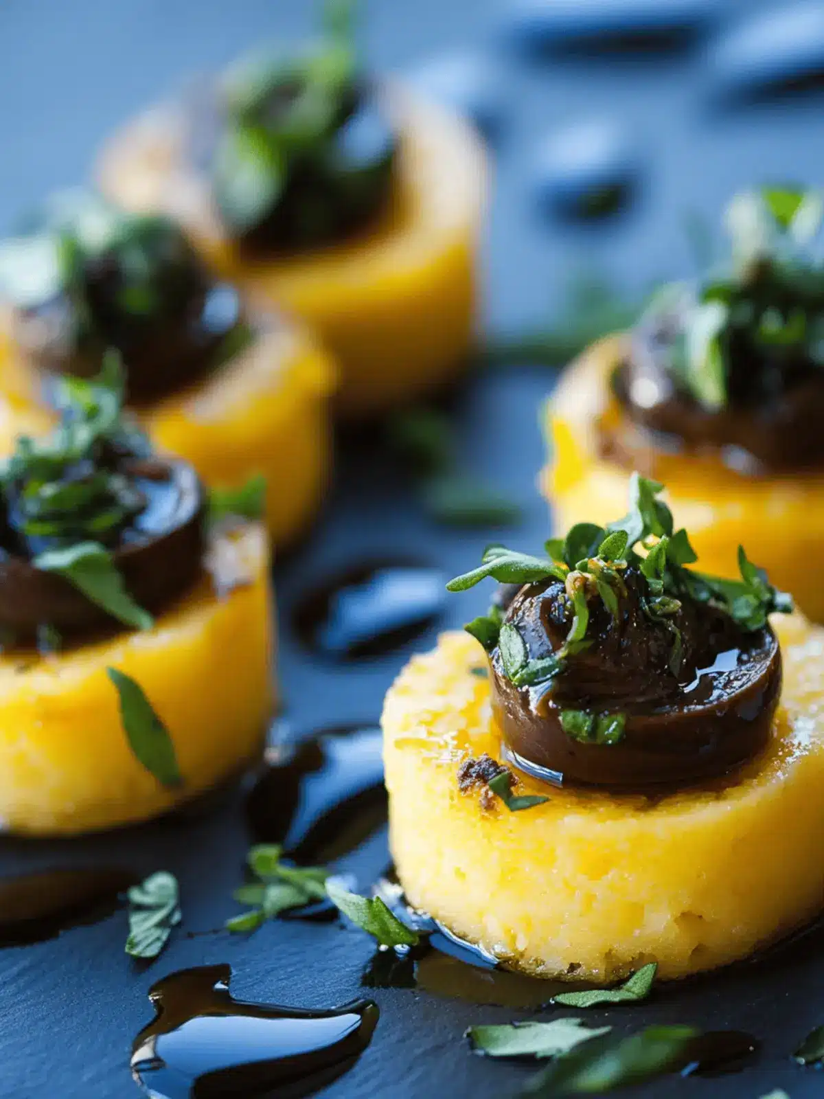 Polenta-Olive Tapenade Bites