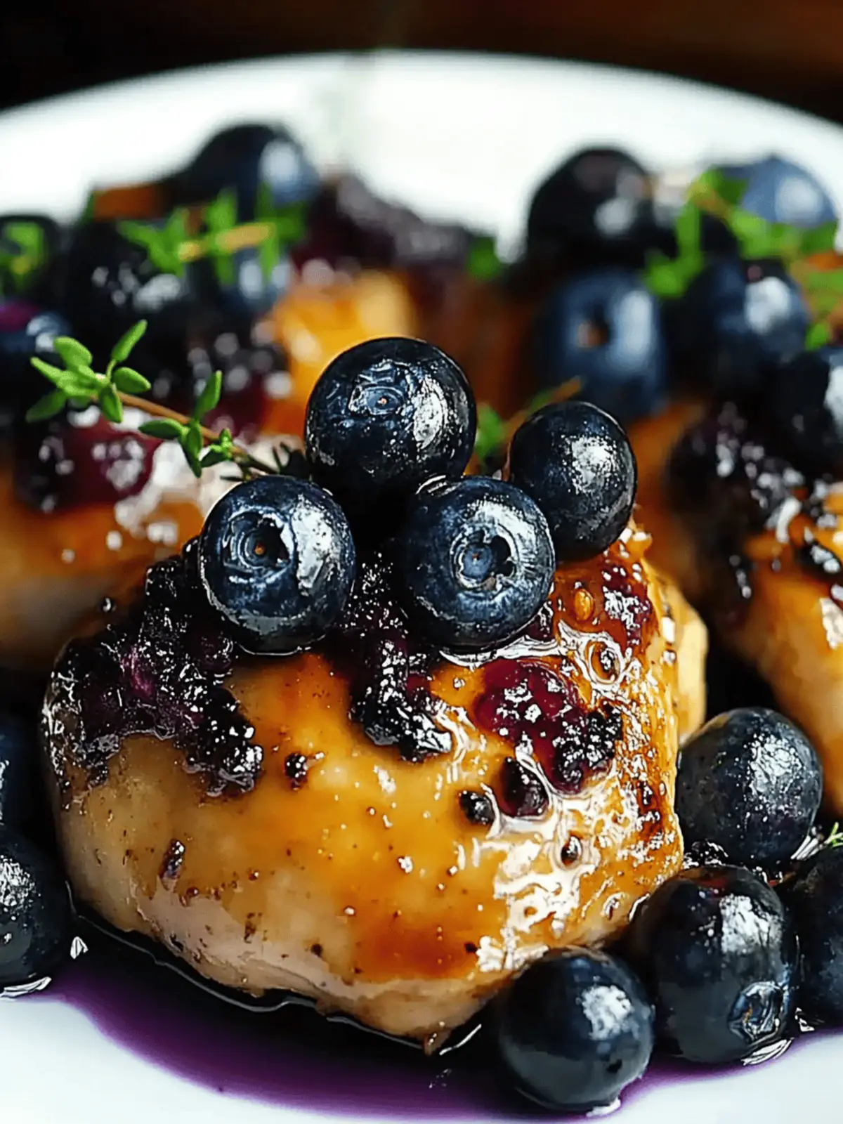 Blueberry Thyme Chicken