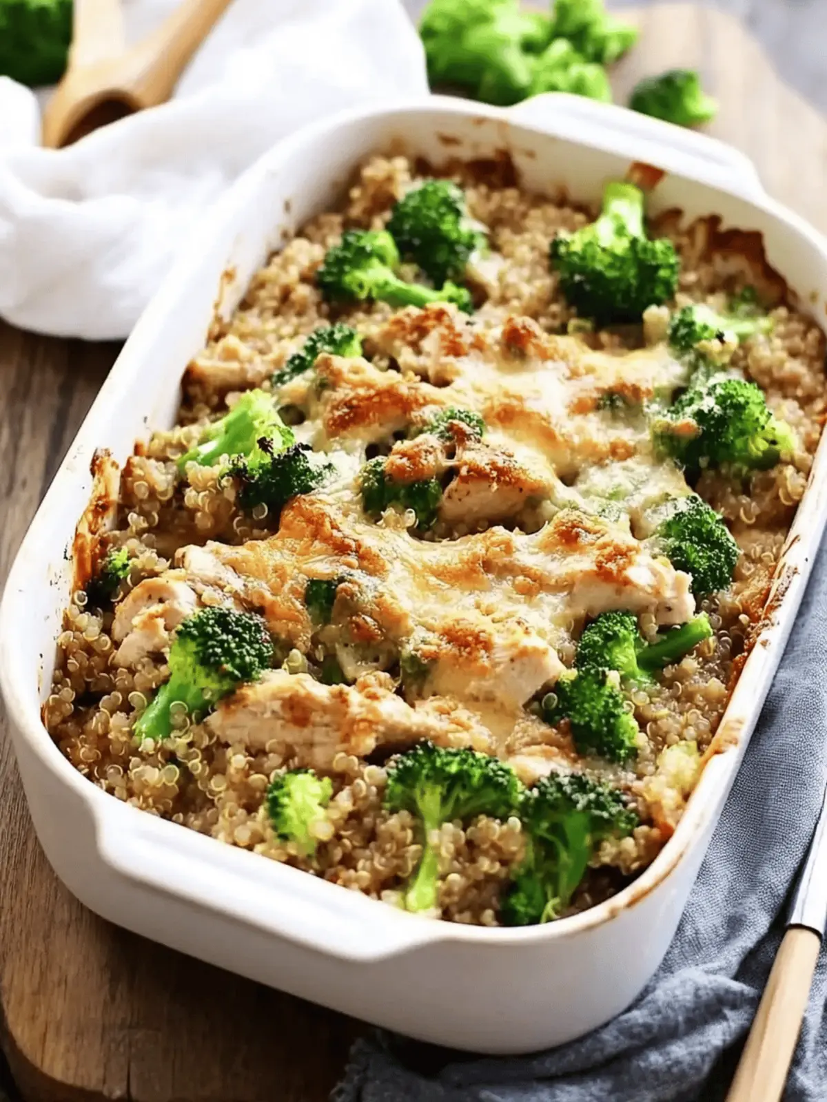 Creamy Chicken Quinoa and Broccoli Casserole for Cozy Nights 2 Creamy Chicken Quinoa and Broccoli Casserole