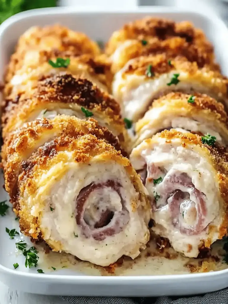 Stuffed Chicken Cordon Bleu Bake