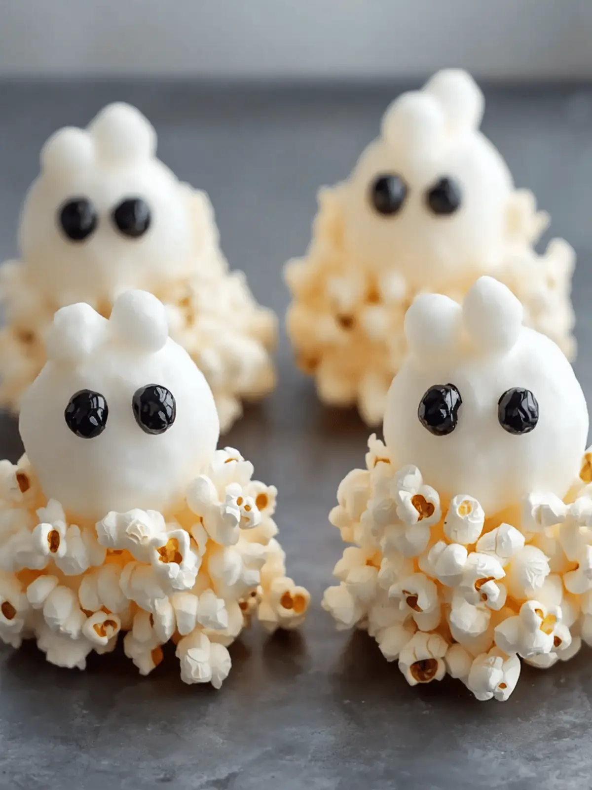 Ghost Popcorn Balls