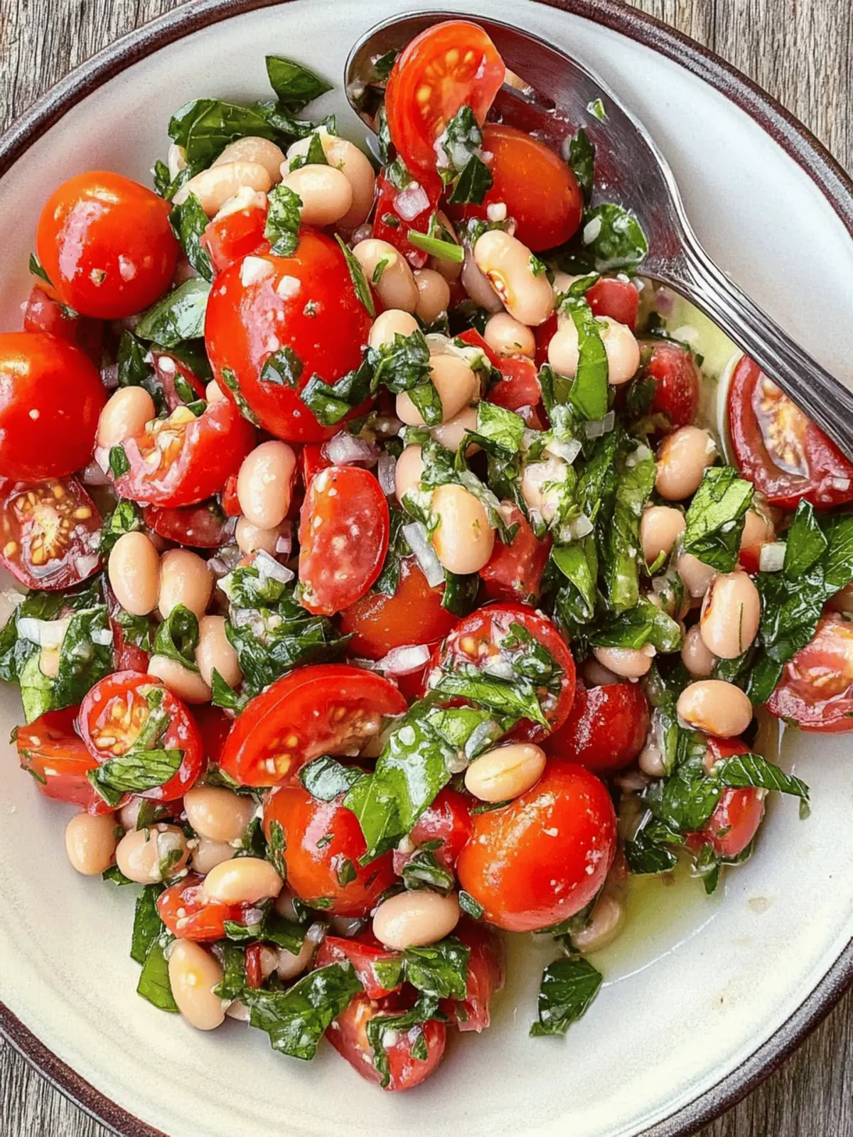 Speedy Tomato + Herby Bean Salad for a Fresh and Easy Lunch 2 Speedy Tomato + Herby Bean Salad