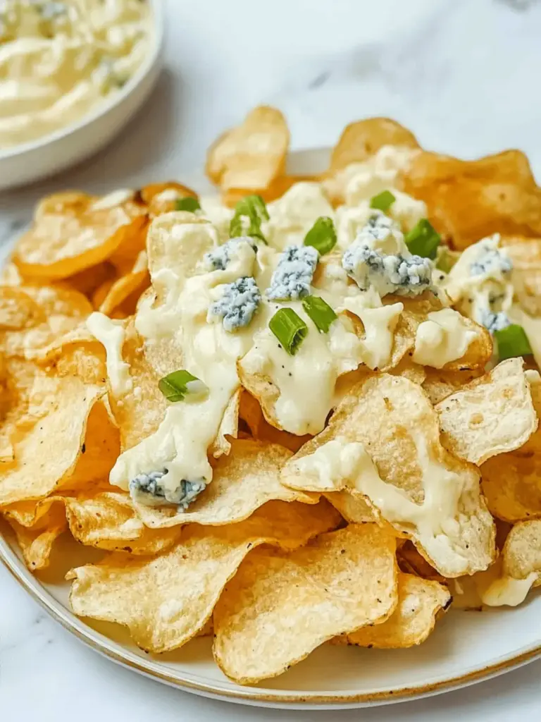 Copycat Bennigan’s Blue Cheese Chips