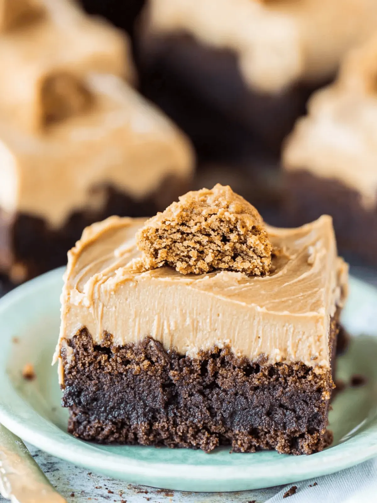Cookie Butter Brownies with Cookie Butter Frosting