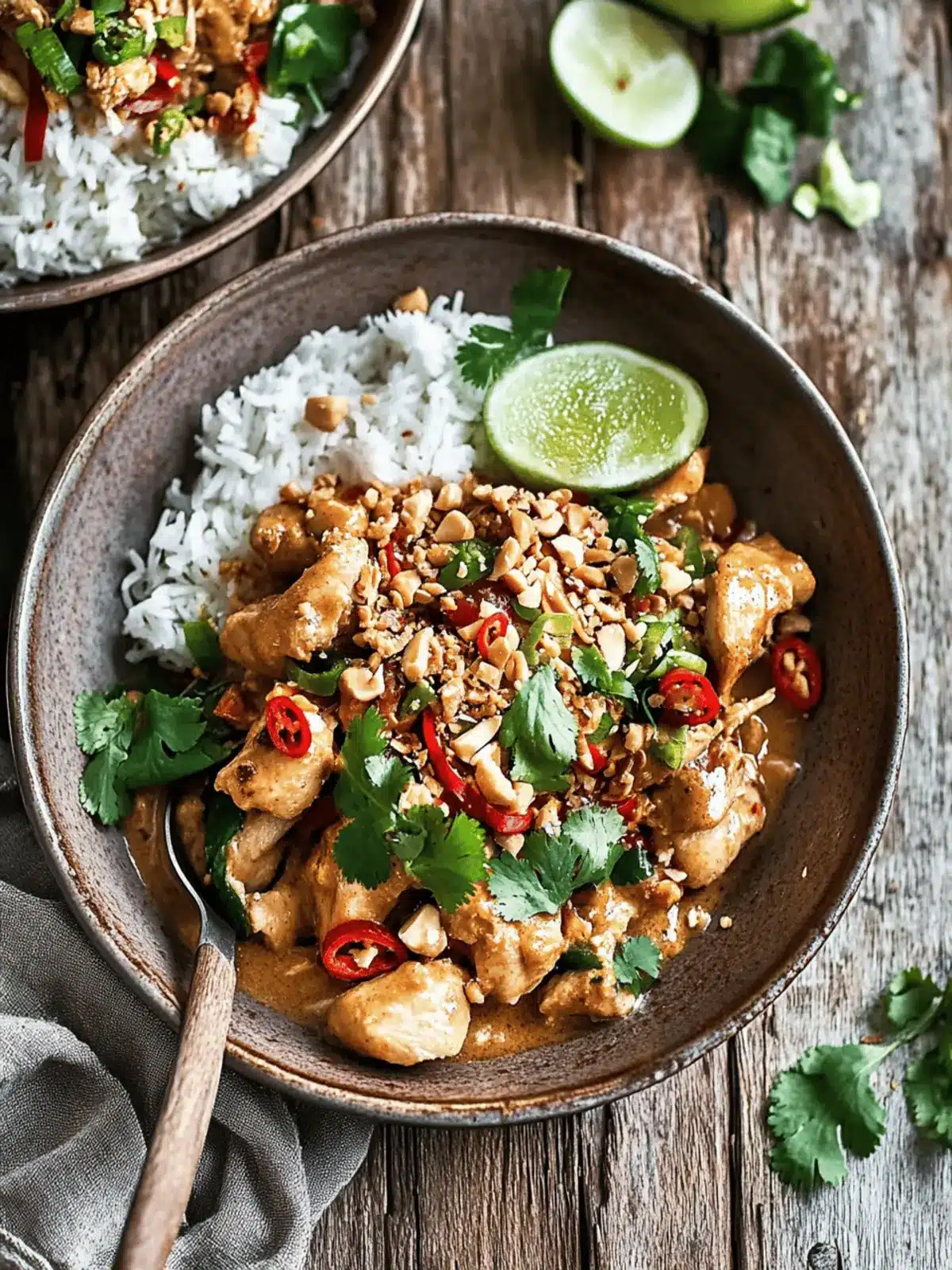 Spicy Thai Peanut Chicken