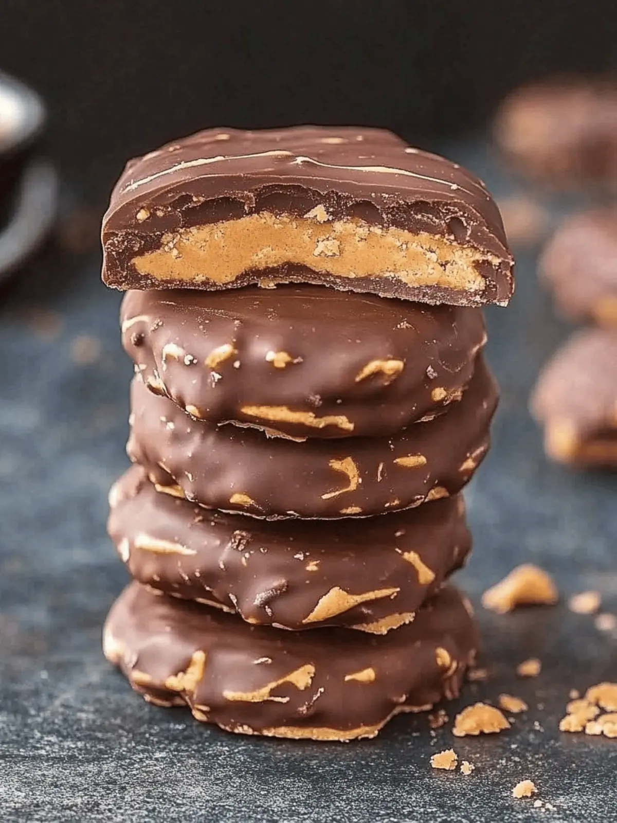 Chocolate Peanut Butter No Bake Cookies