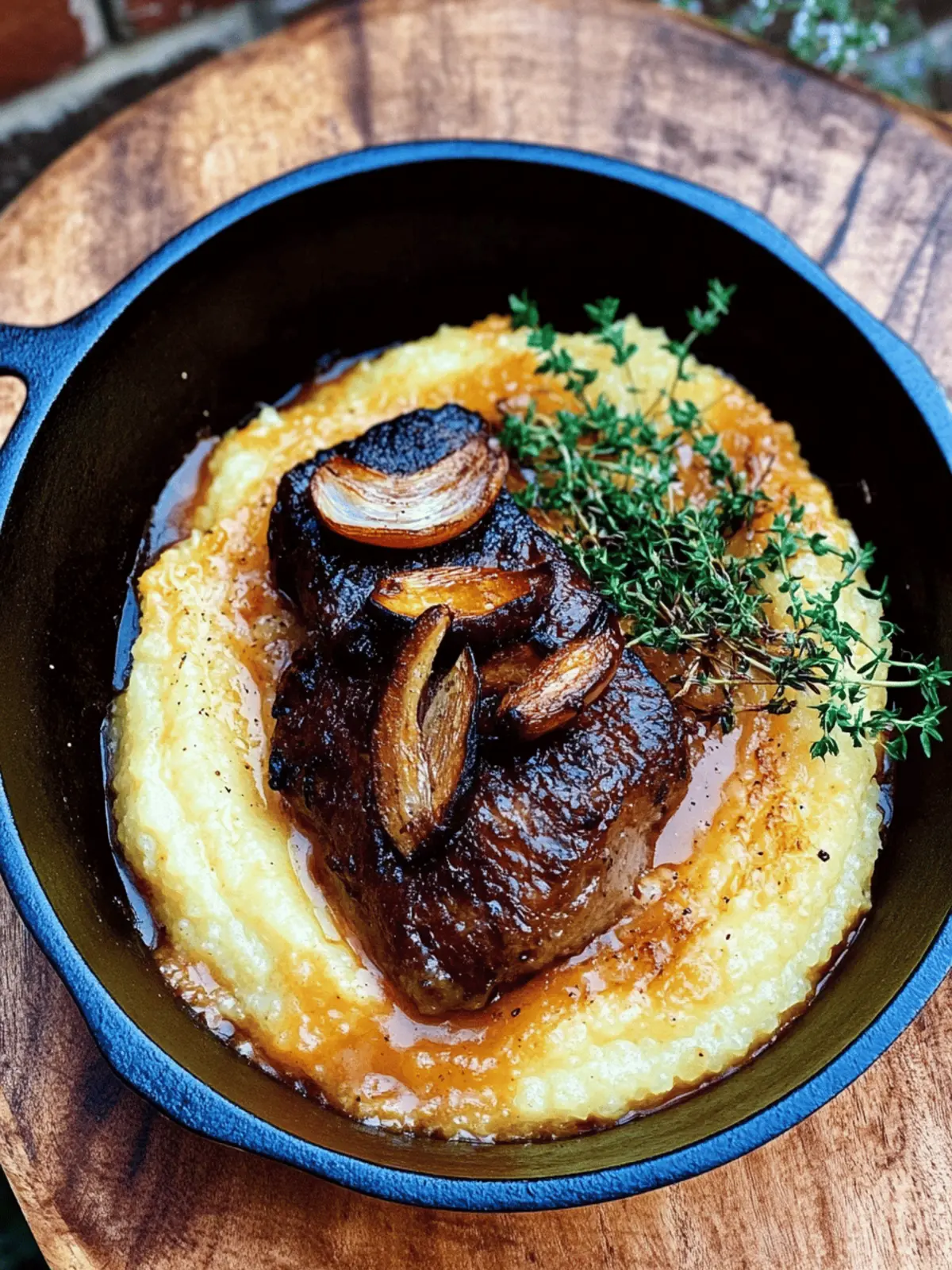 Gospel Shank with Smoked Gouda Grits