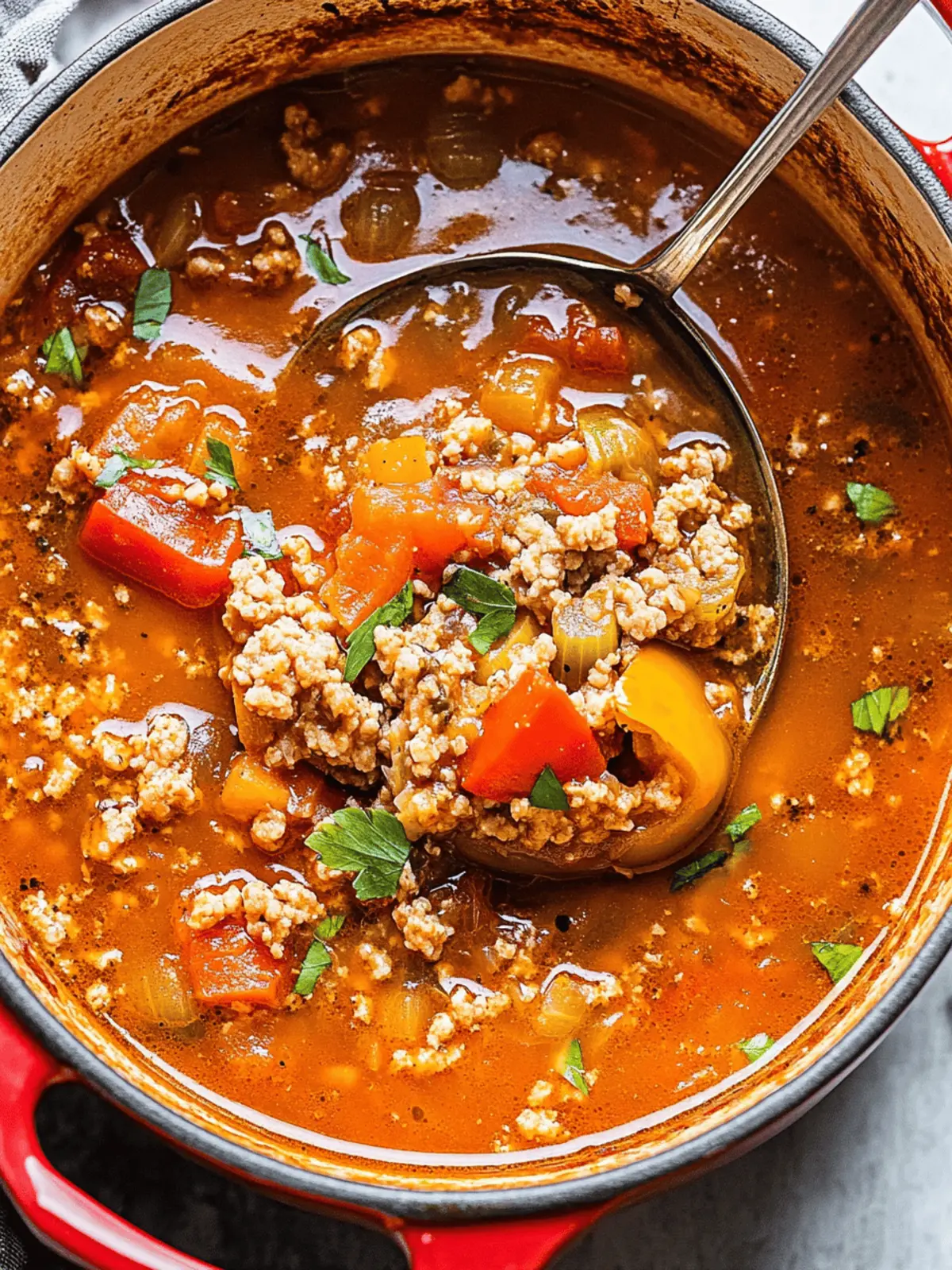 Stuffed Pepper Soup
