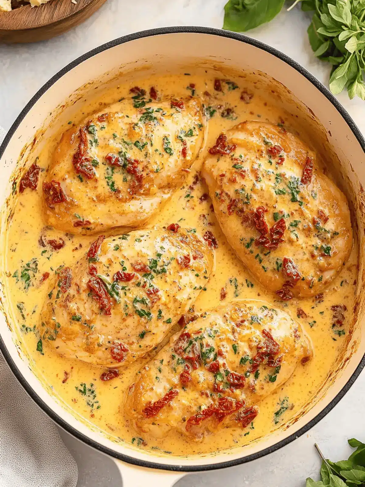 Marry Me Chicken in Sun-Dried Tomato Cream Sauce Delight 5 Marry Me Chicken (In Sun-Dried Tomato Cream Sauce)