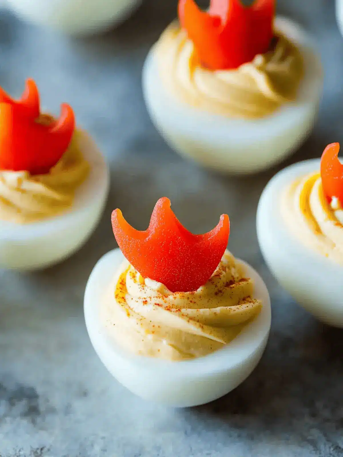 Adorable Halloween Deviled Eggs