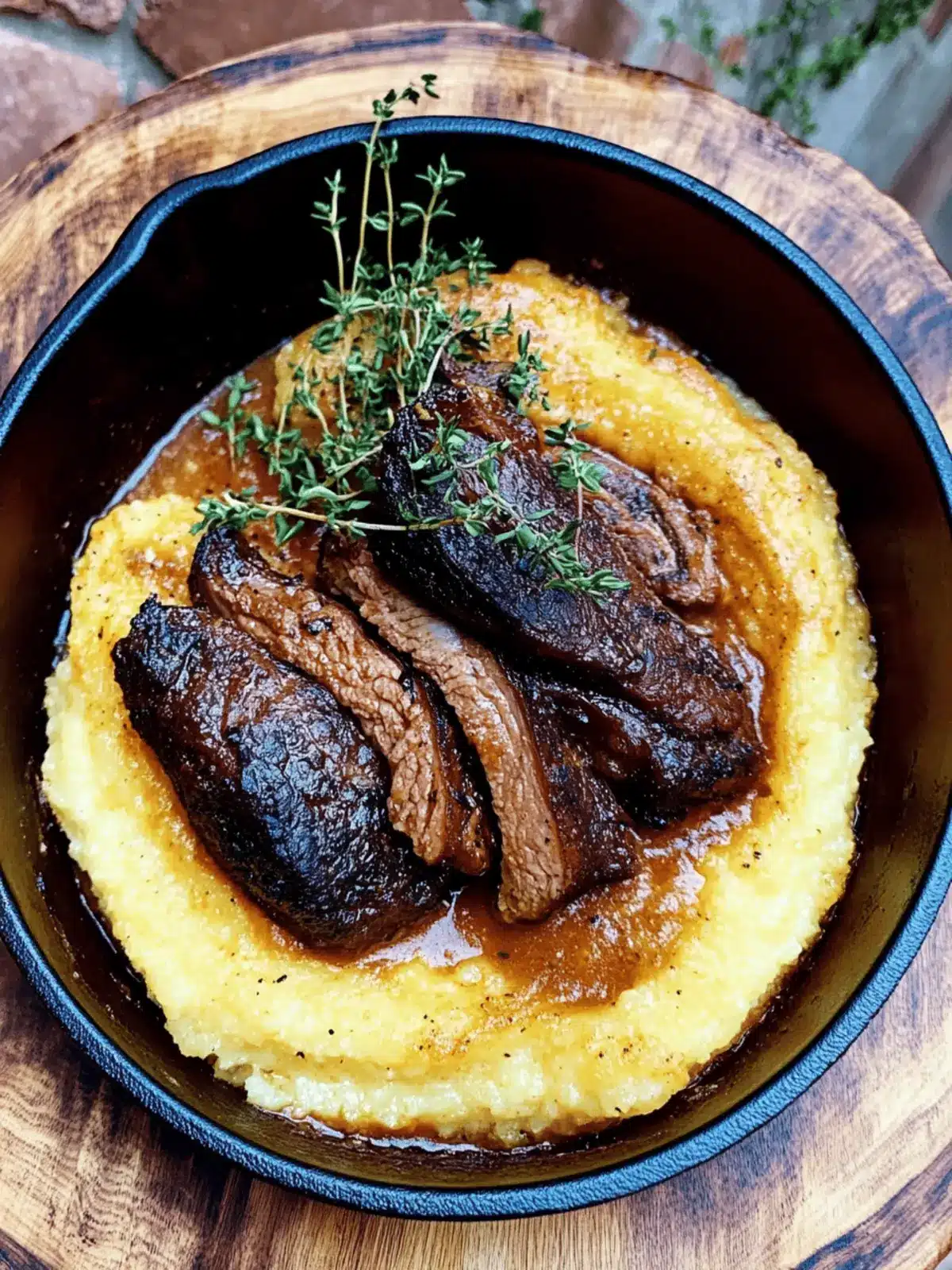Gospel Shank with Smoked Gouda Grits