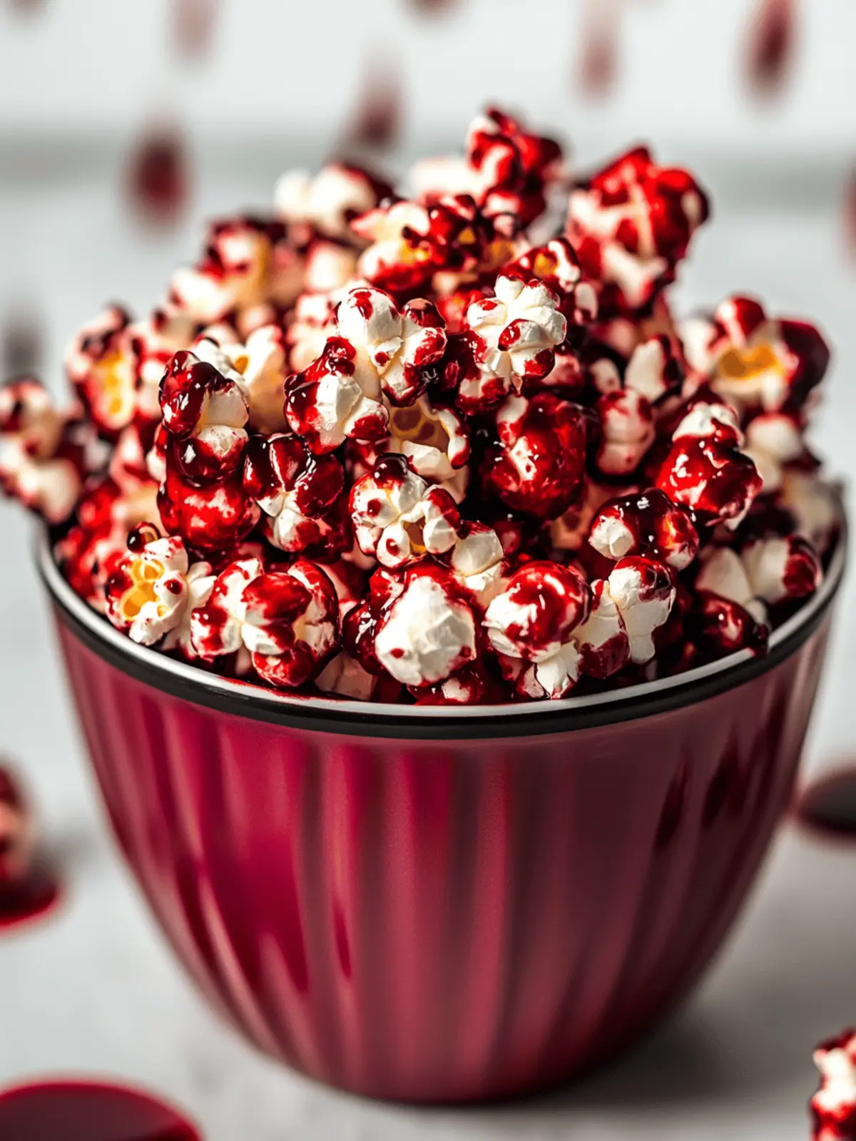 Bloody Red Velvet Popcorn