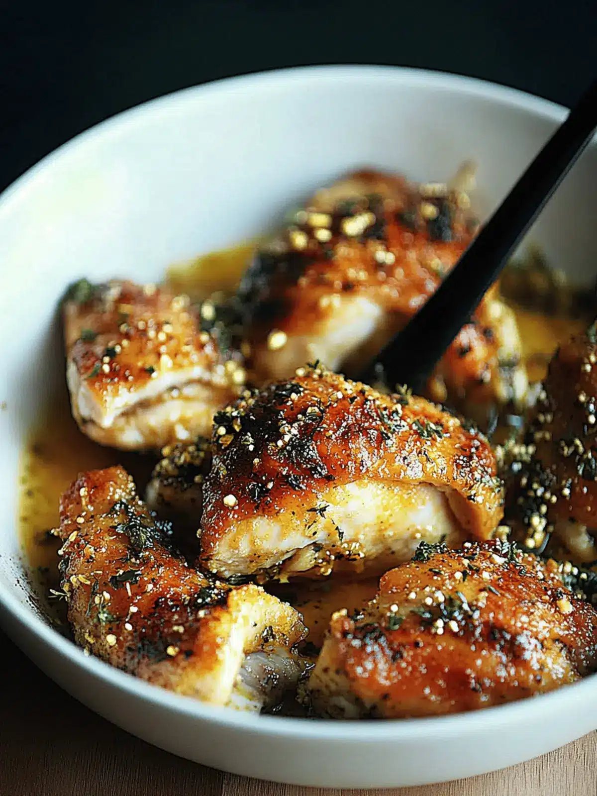 Mustard-Roasted Chicken