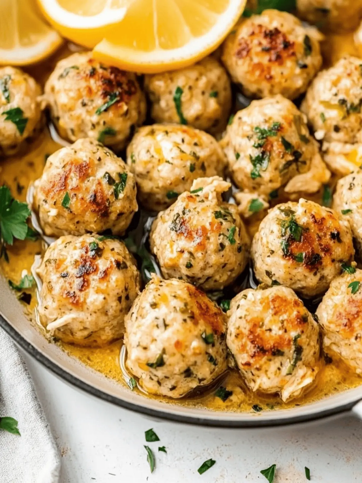 Chicken Romano Meatballs