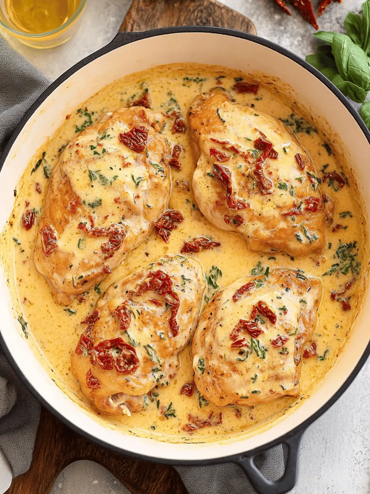 Marry Me Chicken in Sun-Dried Tomato Cream Sauce Delight 3 Marry Me Chicken (In Sun-Dried Tomato Cream Sauce)