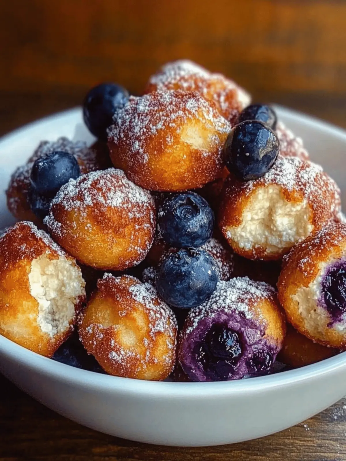Air Fryer Blueberry Cottage Cheese Donut Holes for Guilt-Free Joy 3 Air Fryer Blueberry Cottage Cheese Donut Holes