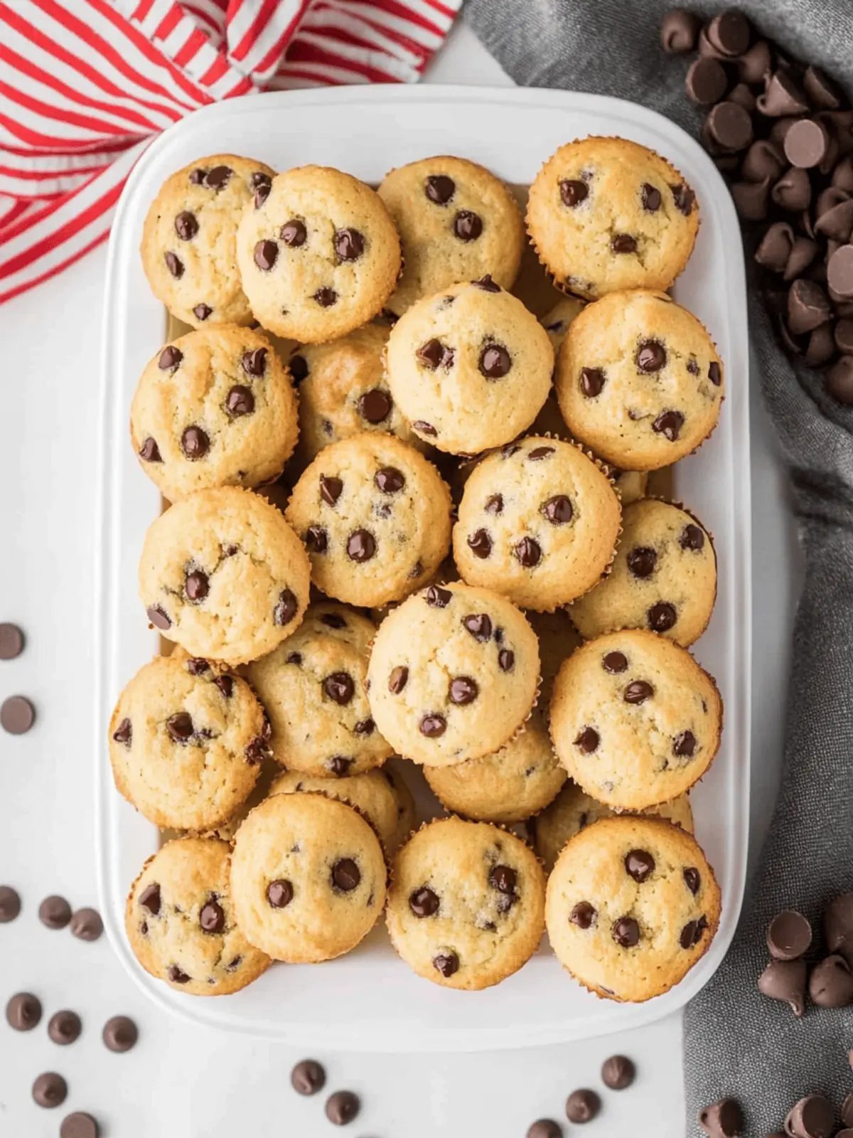 Delicious Mini Chocolate Chip Muffins to Sweeten Your Day 4 Mini Chocolate Chip Muffins