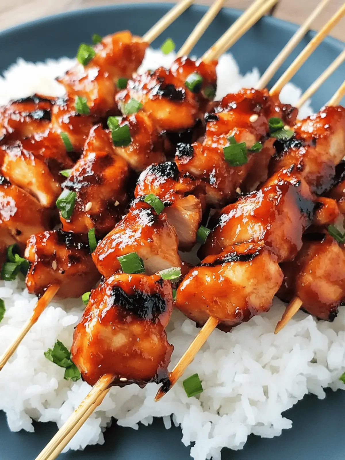 Grilled Asian Chicken Skewers