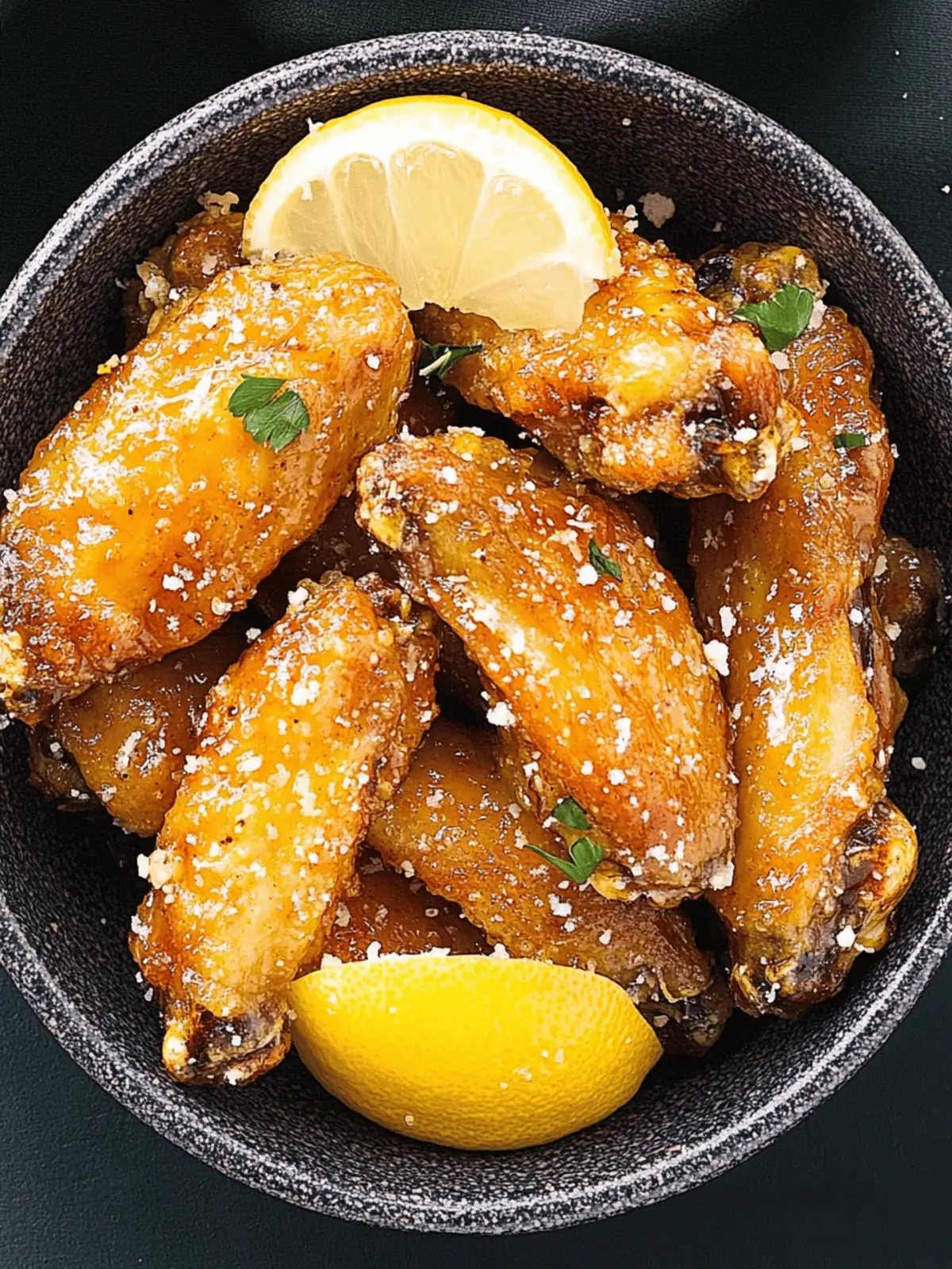 Crispy Honey Lemon Chicken Wings You Can't Resist Making 4 Honey Lemon Chicken Wings