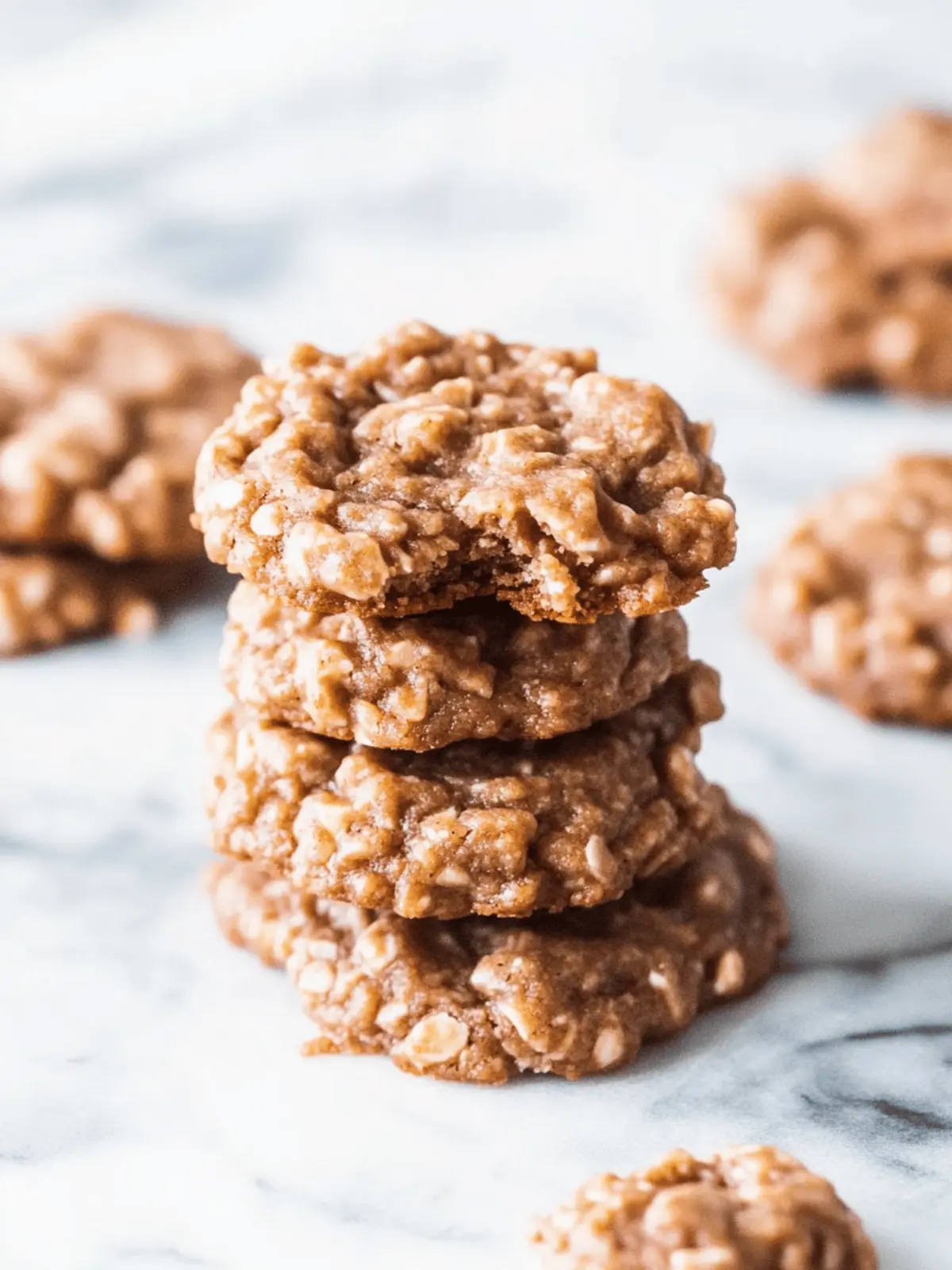 Decadent No Bake Cookies with Chocolate and Peanut Butter Bliss 4 No Bake Cookies
