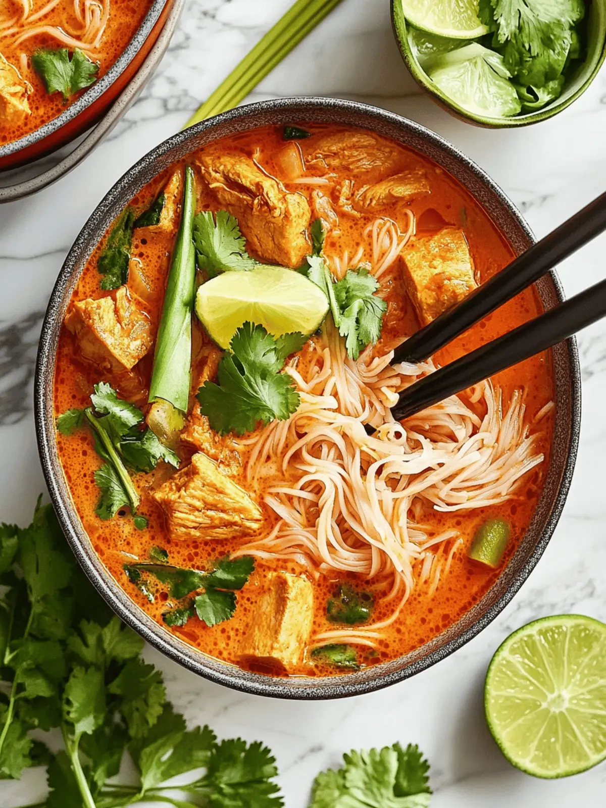 Thai Red Curry Noodle Soup