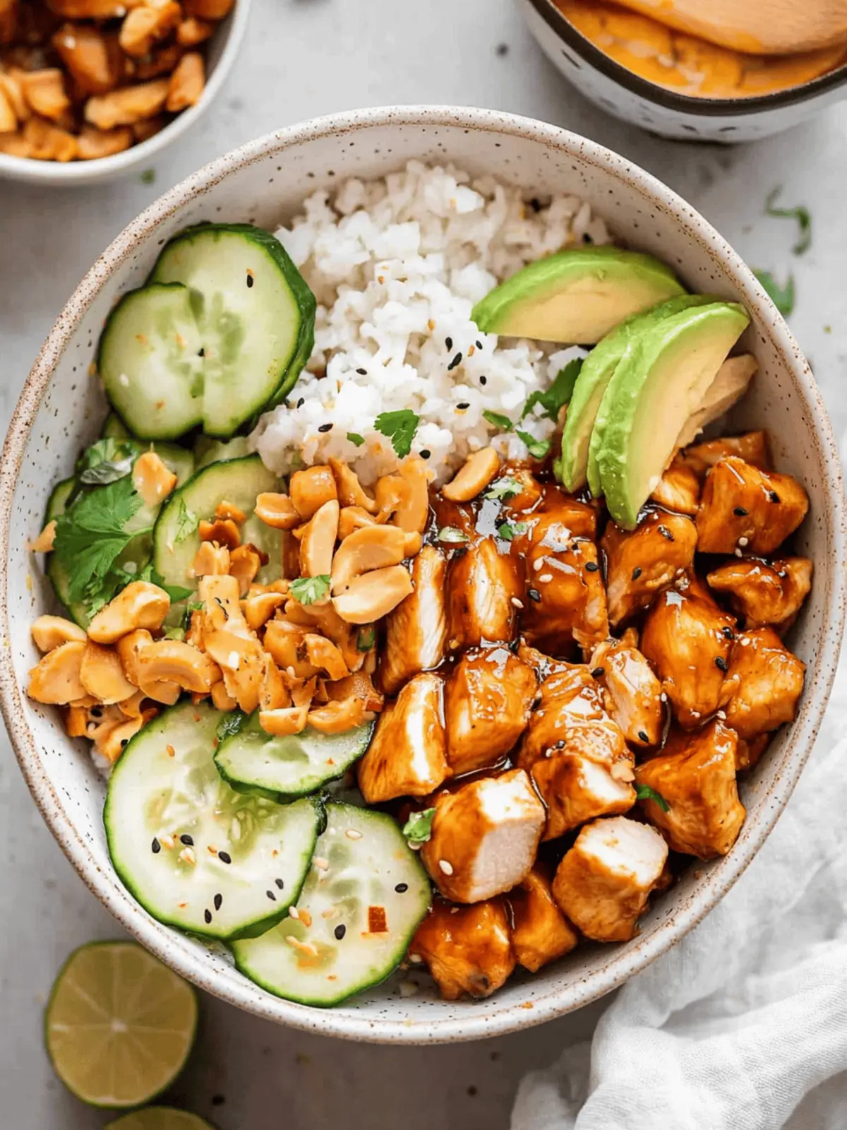 Hot Honey Chicken Bowls