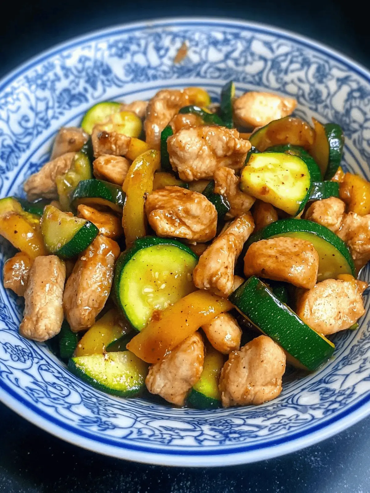 Chicken Zucchini Stir Fry