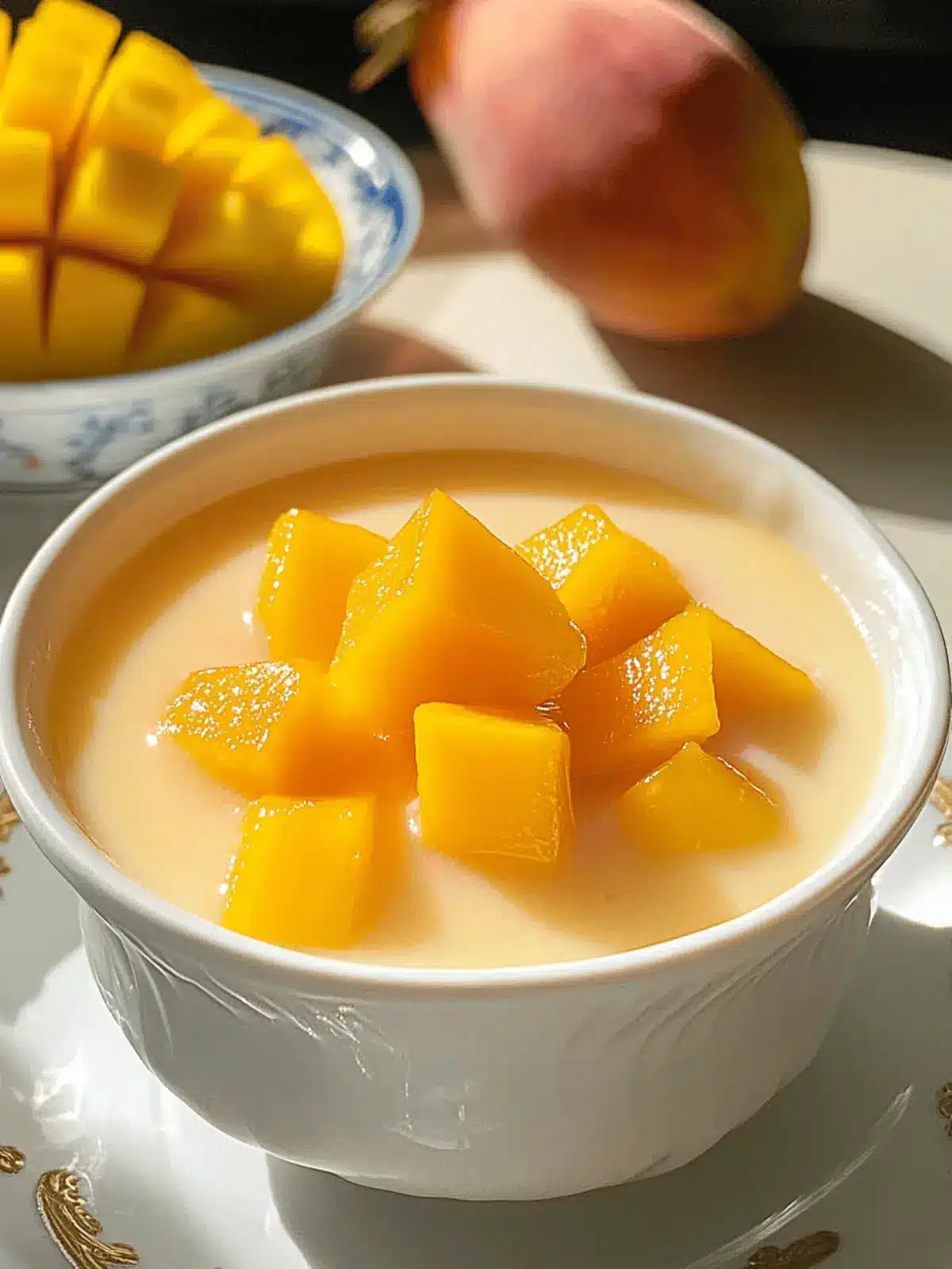 Chinese Mango Pudding