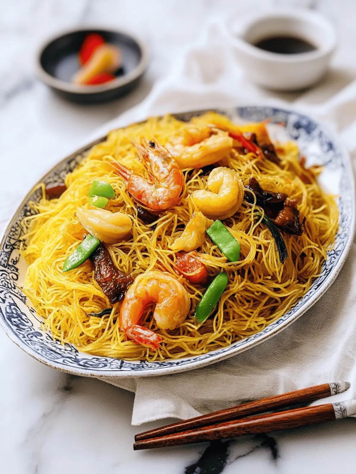 Savor Singapore Noodles (Singapore Mei Fun) in 35 Minutes 3 Singapore Noodles (Singapore Mei Fun)