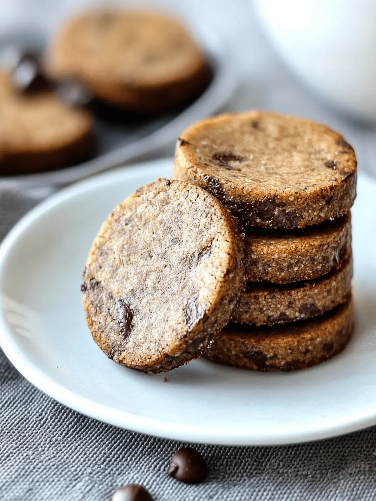 Espresso Chocolate Sablés Cookies