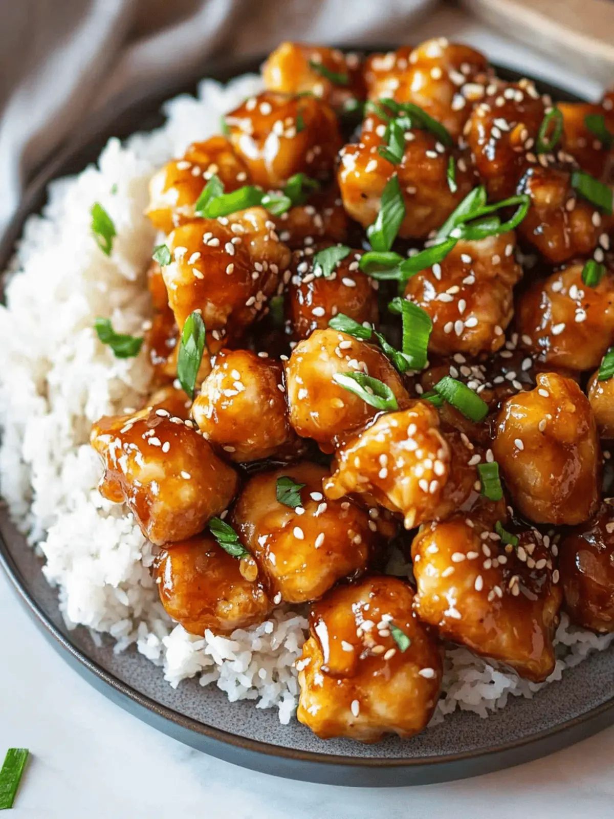 Honey Garlic Chicken Bites