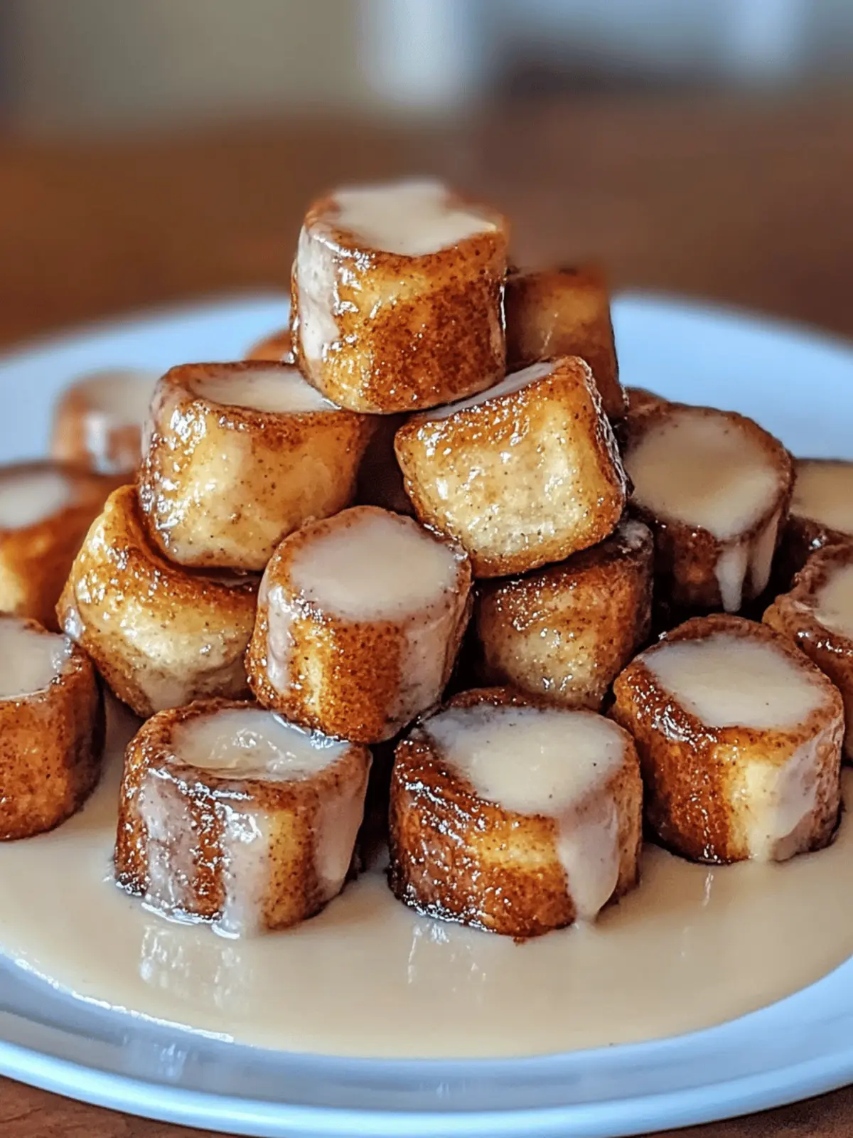 Cinnamon Roll French Toast Bites: Irresistible Breakfast Treats 3 Cinnamon Roll French Toast Bites