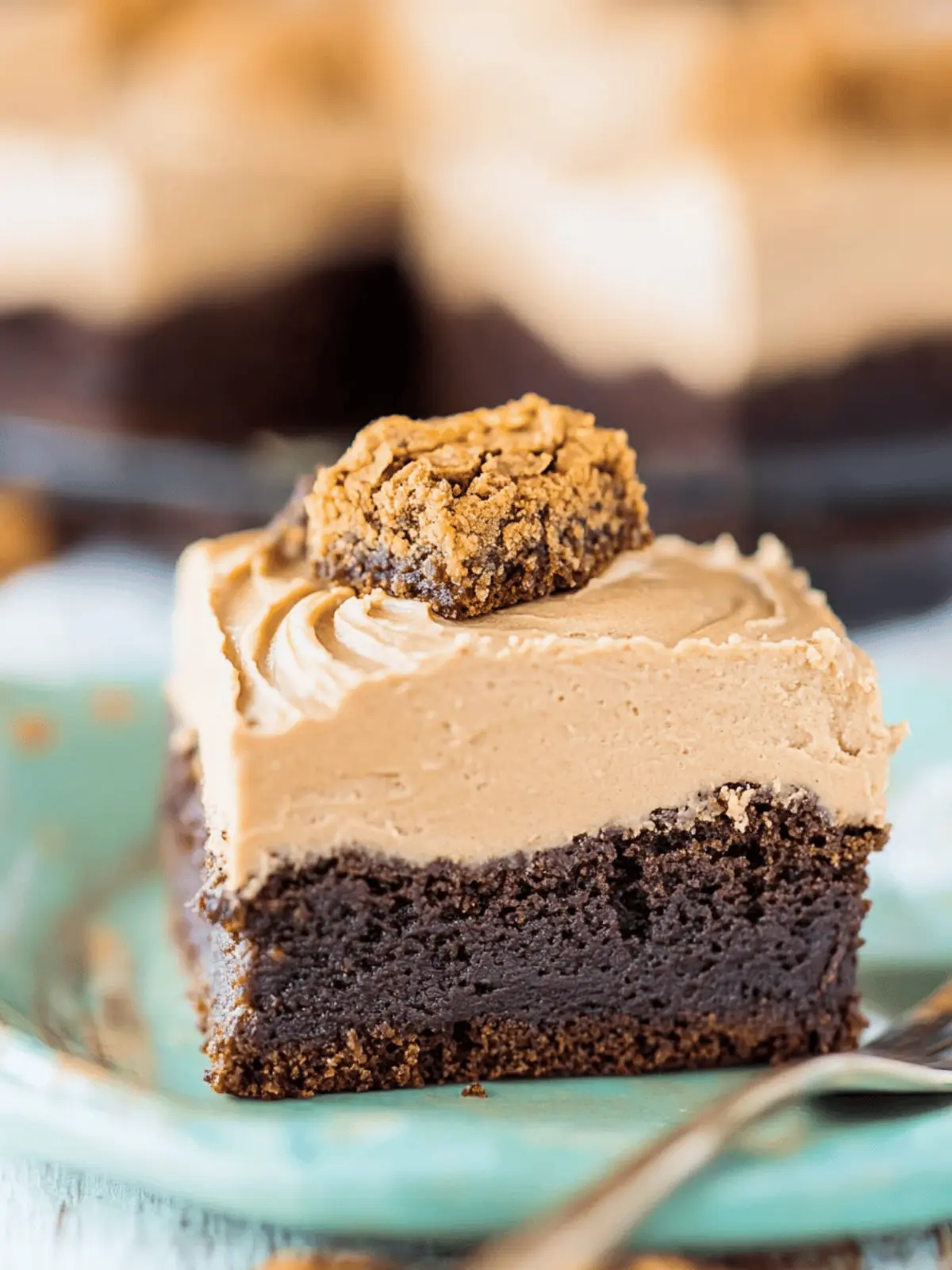 Cookie Butter Brownies with Cookie Butter Frosting
