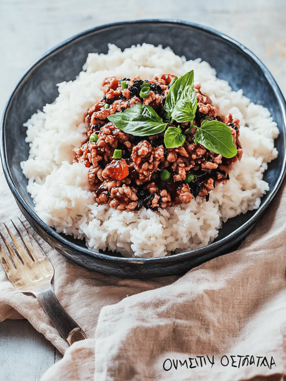Korean Ground Turkey Bowl: Quick, Healthy, and Flavorful Delight 2 Ground Turkey