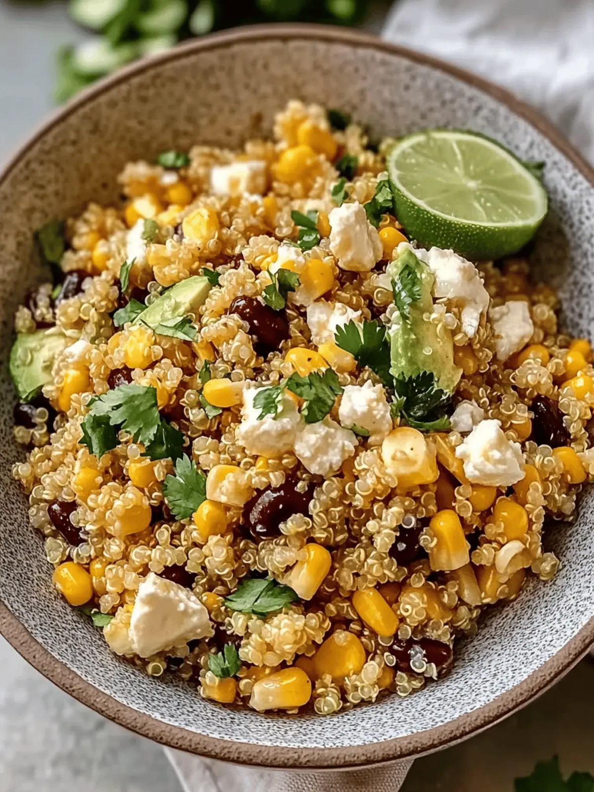 Mexican Street Corn Quinoa Salad