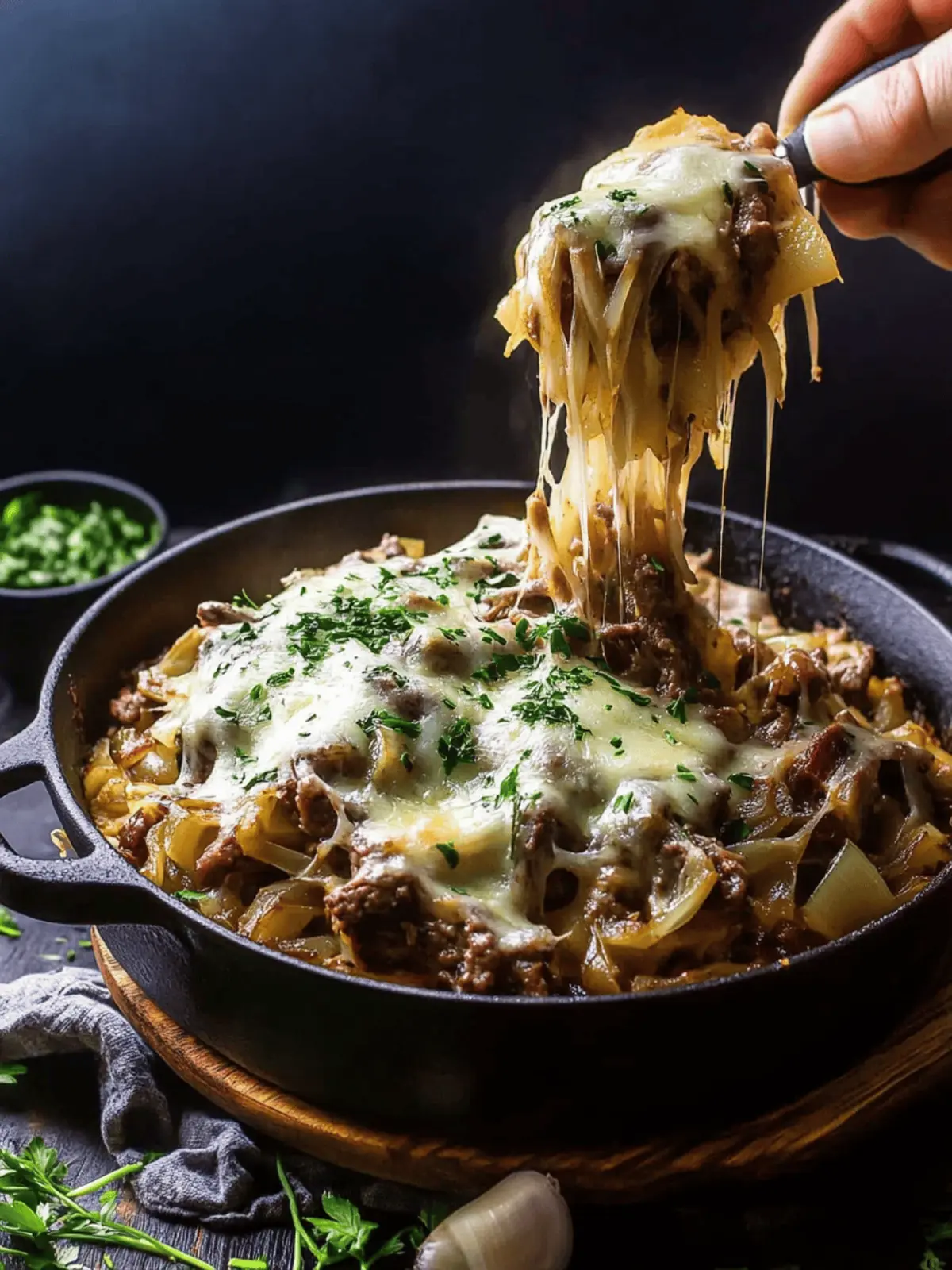French Onion Beef Stroganoff