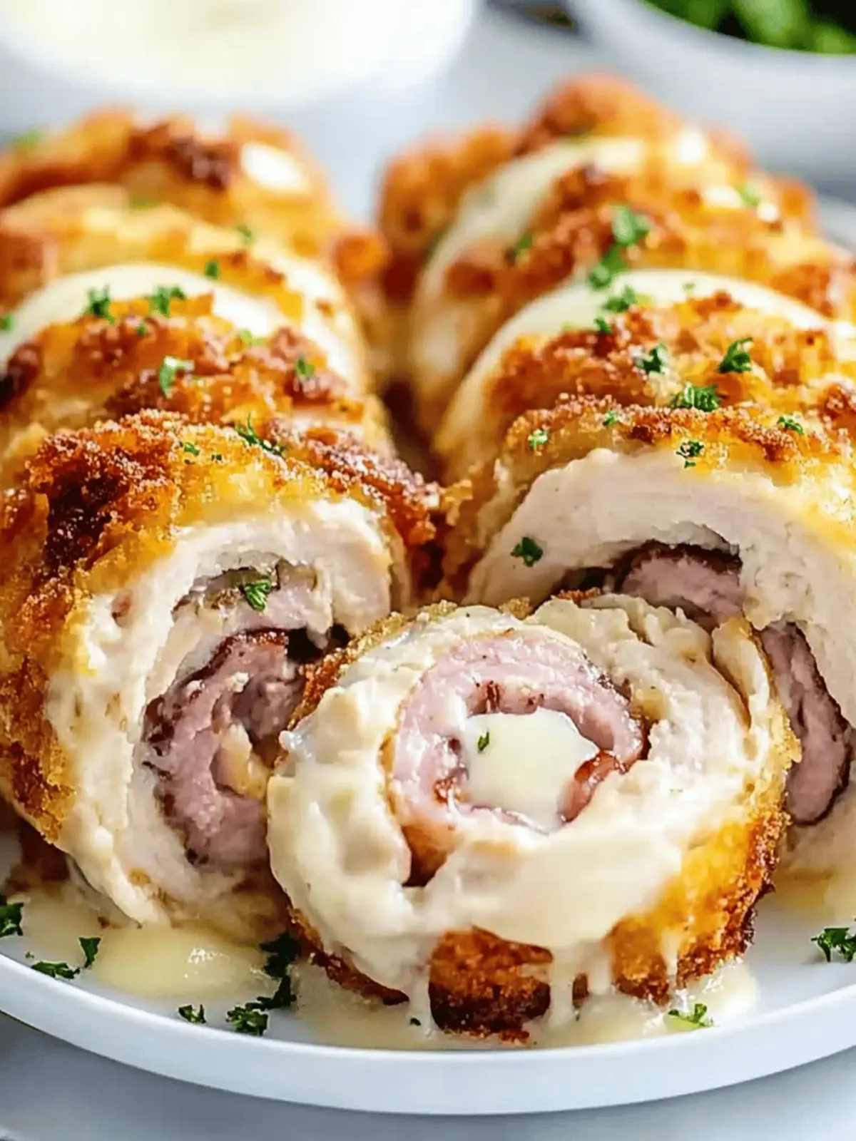 Stuffed Chicken Cordon Bleu Bake