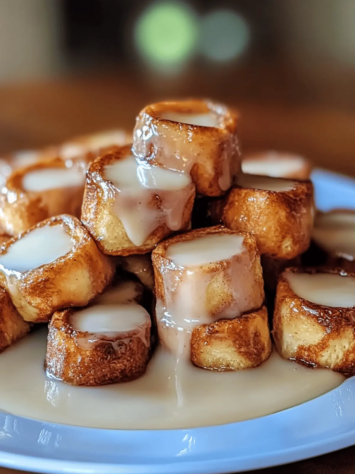 Cinnamon Roll French Toast Bites: Irresistible Breakfast Treats 2 Cinnamon Roll French Toast Bites