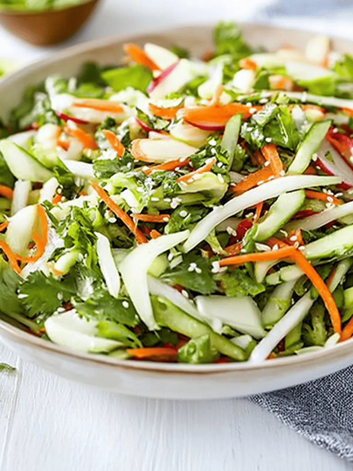 Crunchy Bok Choy Salad with Savory Sesame Vinaigrette 2 Bok Choy Salad