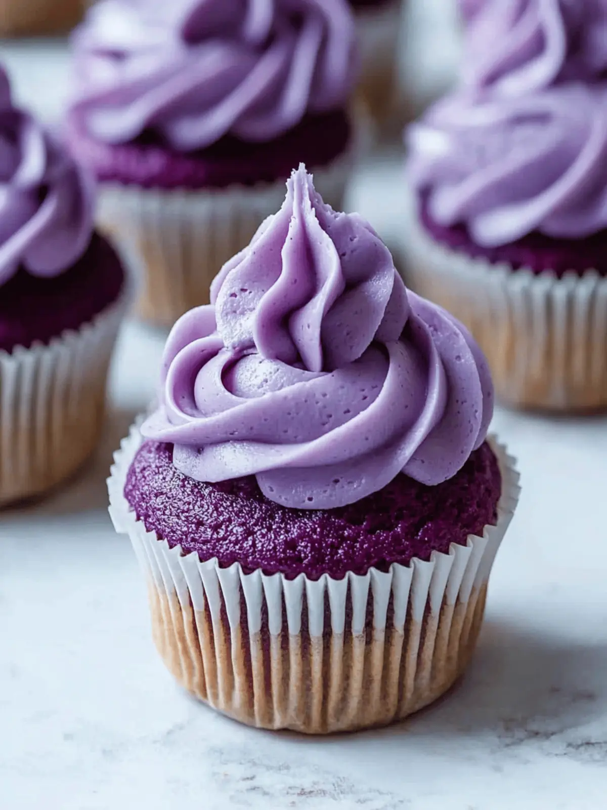 Irresistible Ube Buttercream Frosted Cupcakes You’ll Love 3 Ube Buttercream Frosted Cupcakes