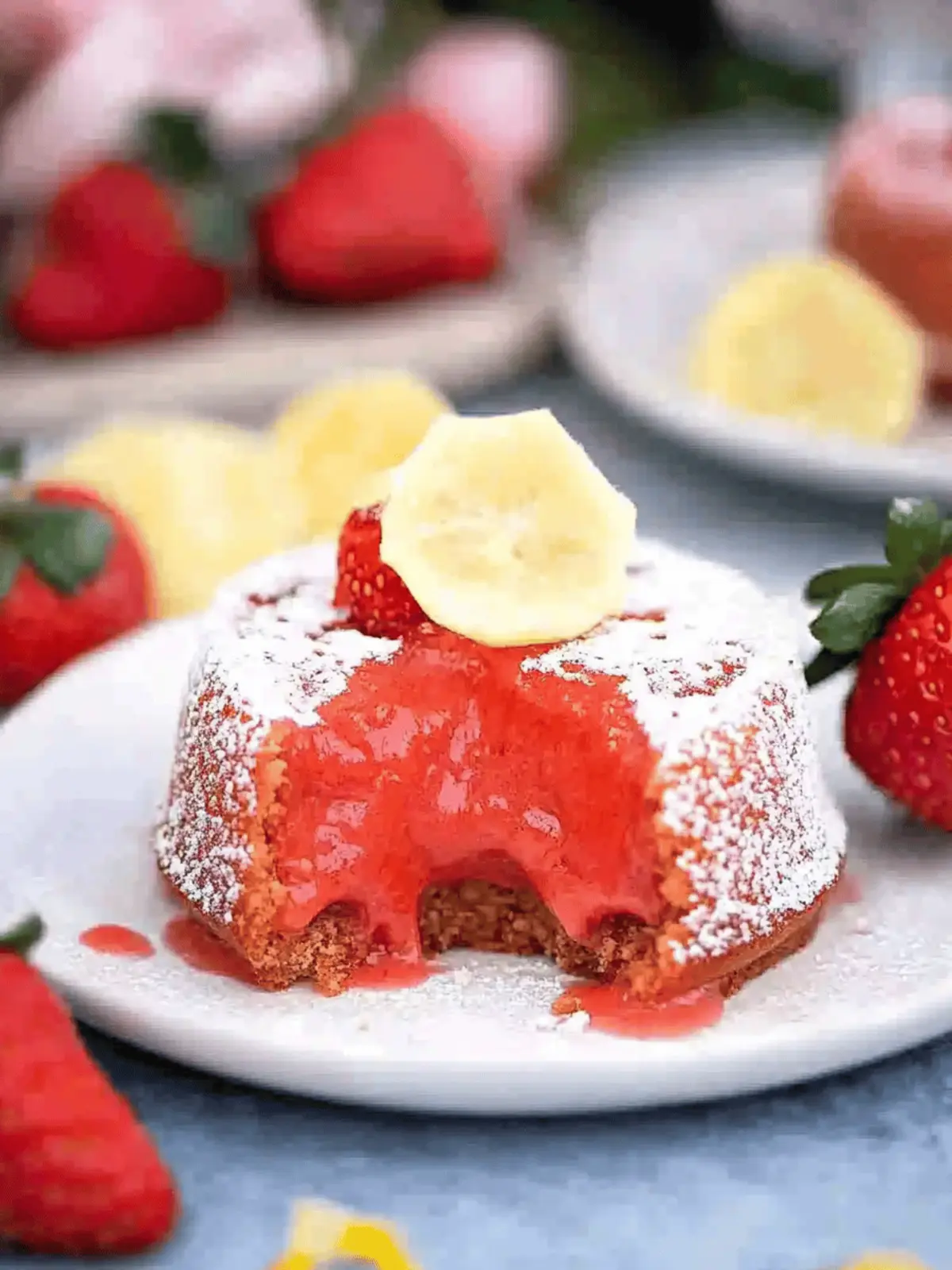 Strawberry Lava Cakes