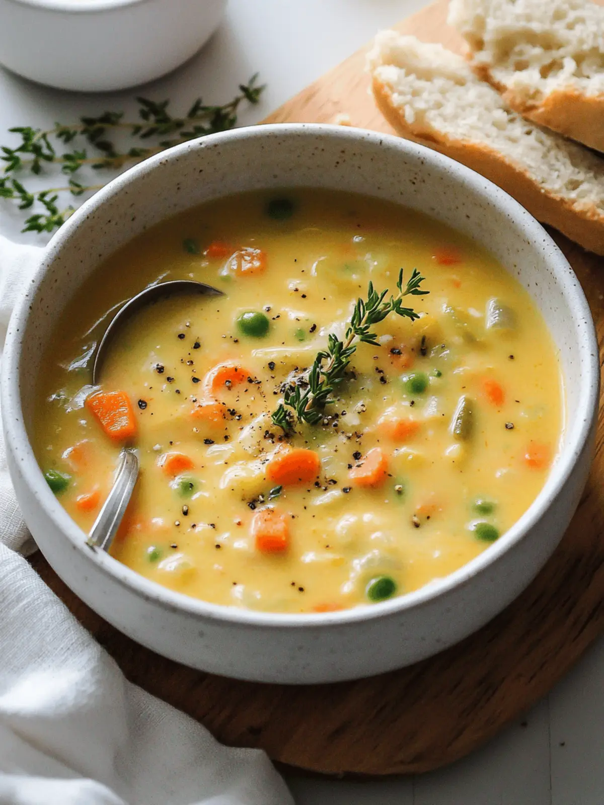 One-Pot Creamy Vegetable Soup: Cozy Comfort in a Bowl 4 One-Pot Creamy Vegetable Soup