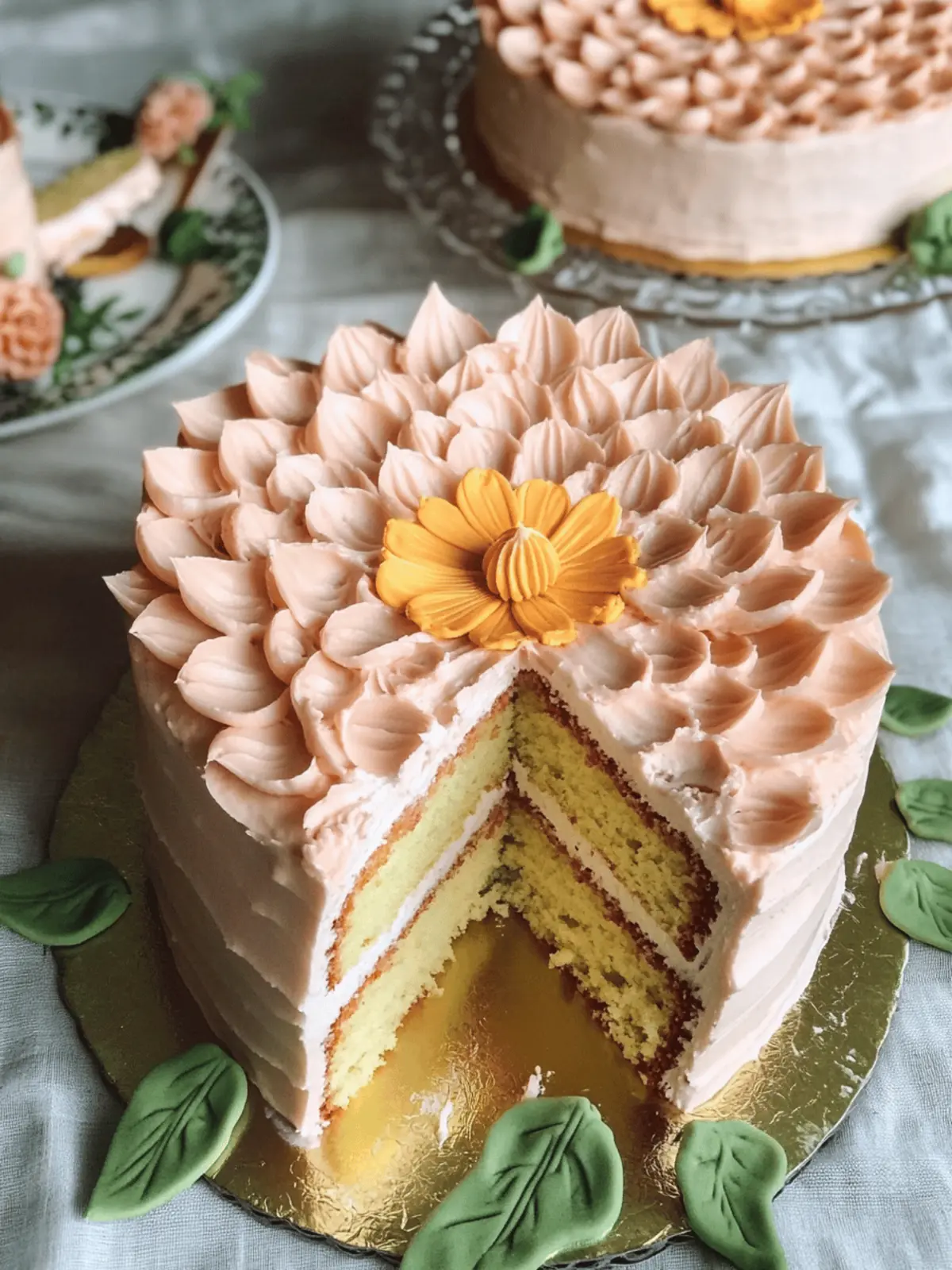 Zinnia Cake