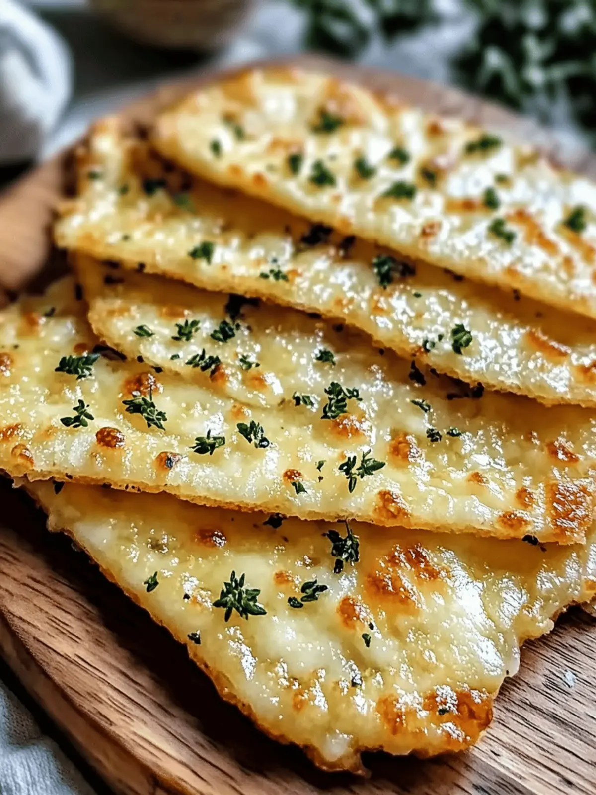 Cheesy Keto Garlic Flatbread That You'll Crave Every Day 4 Cheesy Keto Garlic Flatbread