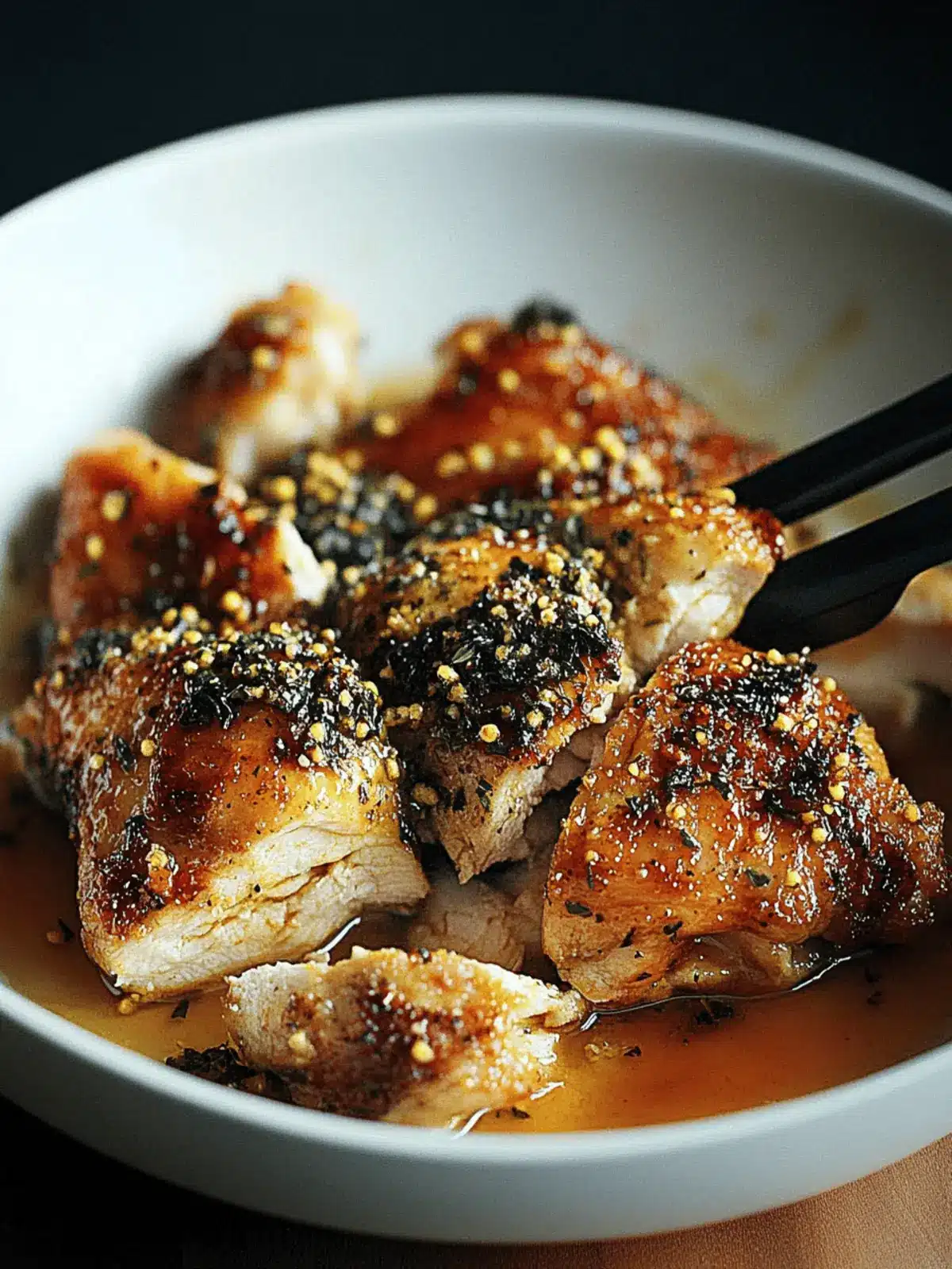 Mustard-Roasted Chicken