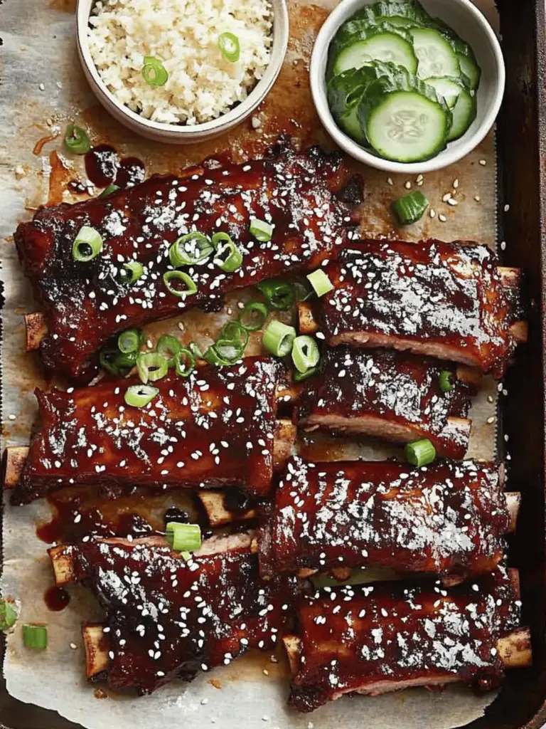 Sticky Asian Pork Ribs