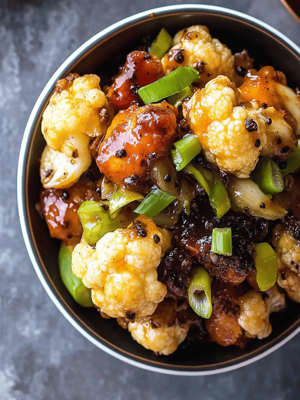 Zesty Black Pepper Cauliflower – Crispy Vegan Delight 2 Black Pepper Cauliflower