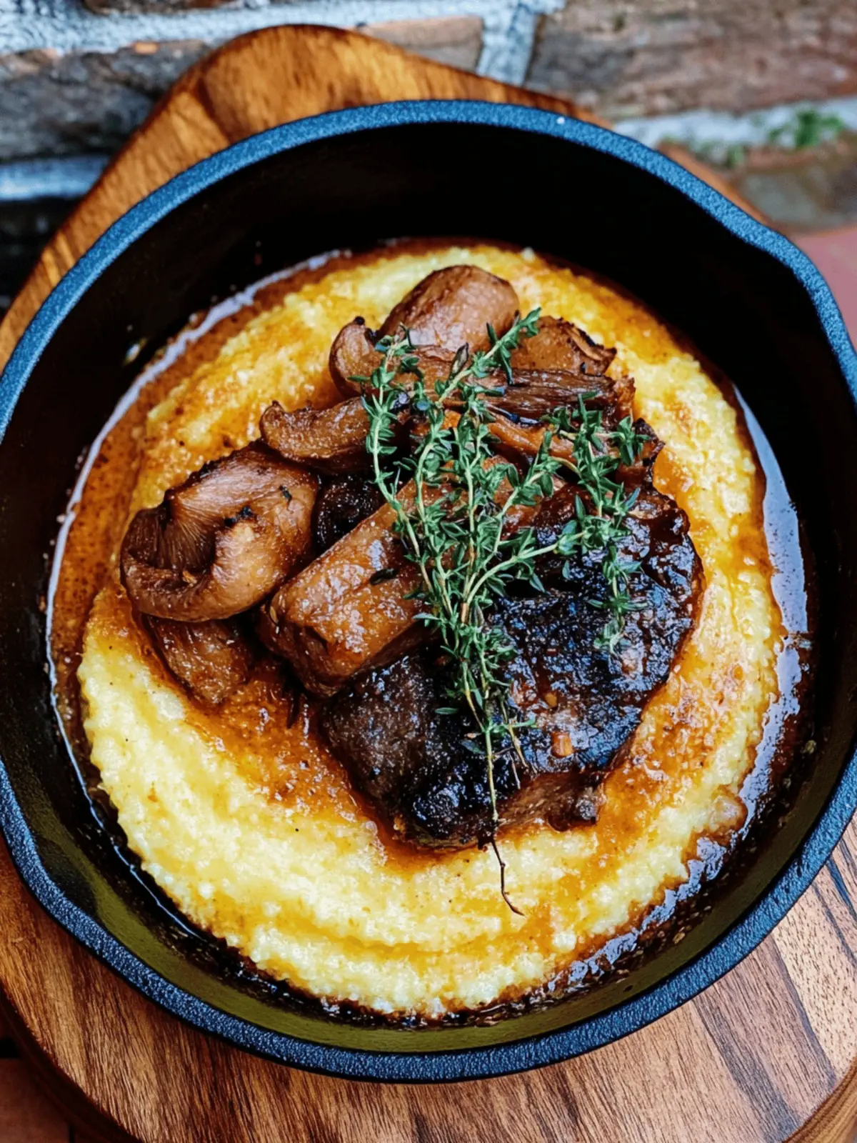 Gospel Shank with Smoked Gouda Grits