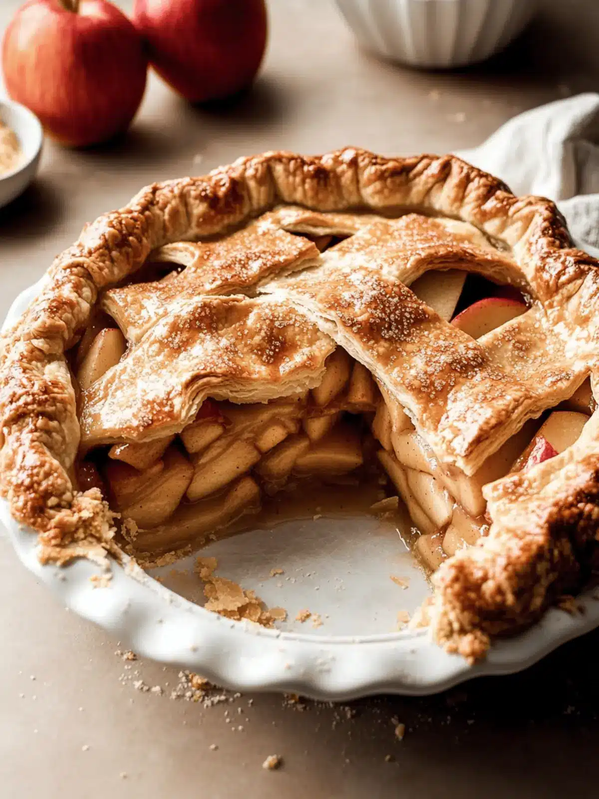 Apple Pie with Puff Pastry