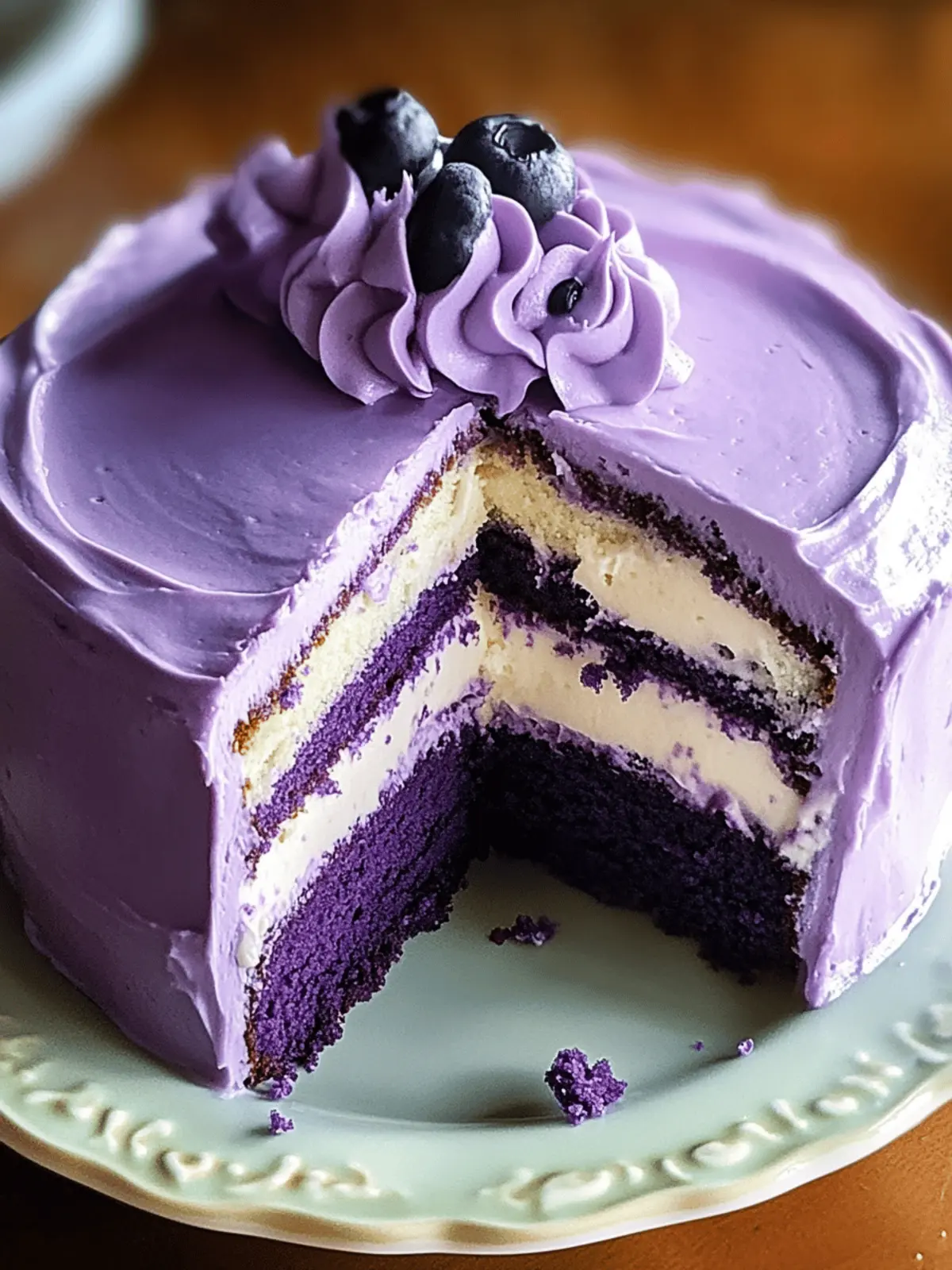 Ube Tres Leches Cake